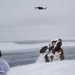 A drone in a nature reserve