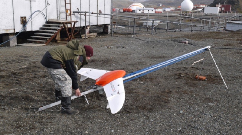 How drones participated in the study of glaciers