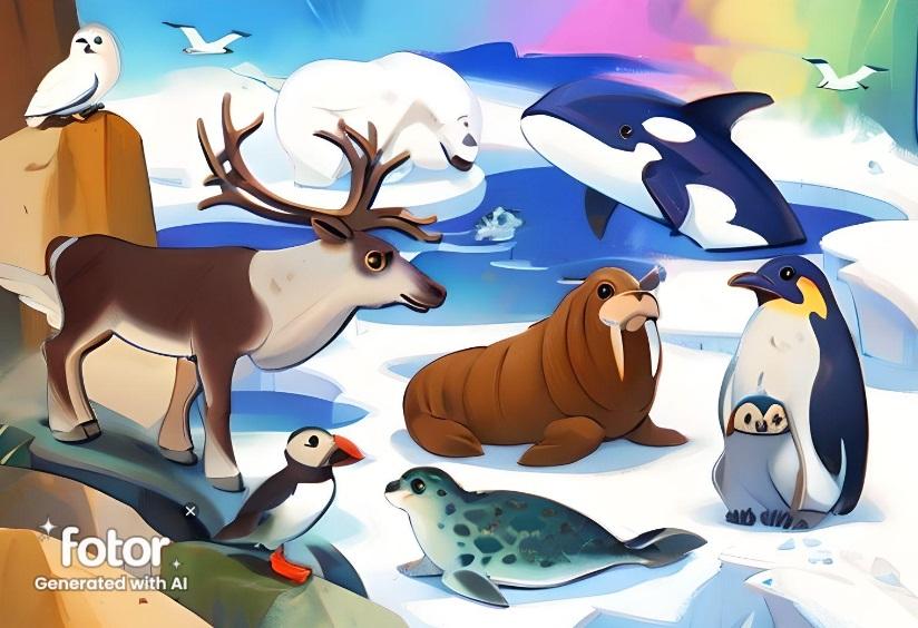 Animals of the polar regions