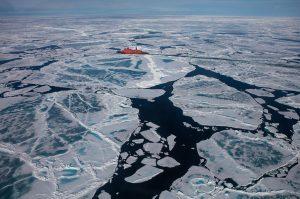 Nuclear-powered vessel on the Northern